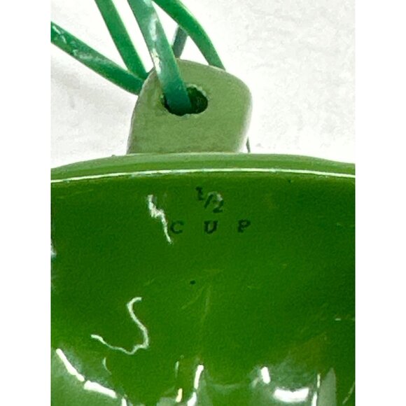 Vintage Avon Green Pepper 1/2 Cup Ceramic Measuring Cup Replacement Kitchen Deco - Picture 3 of 5
